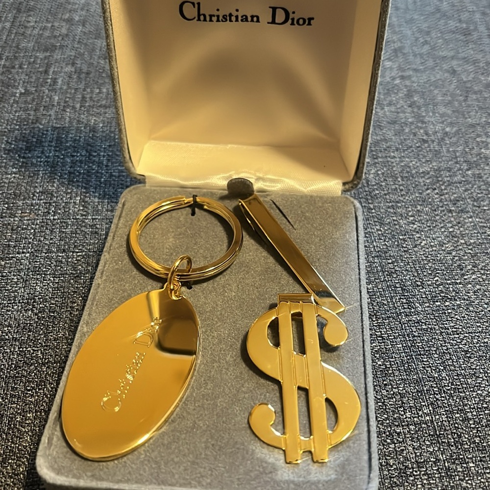 Christian Dior Men’s money clip & key chain - Picture 2 of 10